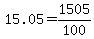 15.05=1505%2F100
