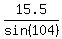 15.5%2Fsin%28104%29