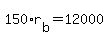 150%2Ar%5Bb%5D+=+12000