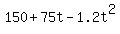 150%2B75t-1.2t%5E2