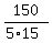 150%2F%285%2A15%29