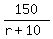 150%2F%28r%2B10%29