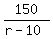 150%2F%28r-10%29