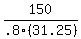 150%2F.8%2831.25%29