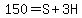150=S%2B3H