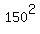 150%5E2