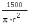 1500%2F%28pi%2Ar%5E2%29