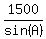 1500%2Fsin%28A%29