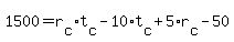 1500+=+r%5Bc%5D%2At%5Bc%5D+-+10%2At%5Bc%5D+%2B+5%2Ar%5Bc%5D+-+50