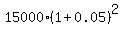 15000%2A%281%2B0.05%29%5E2