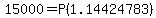 15000=P%281.14424783%29