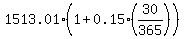 1513.01%2A%281%2B0.15%2A%2830%2F365%29%29
