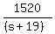 1520%2F%28%28s%2B19%29%29