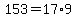153=17%2A9