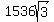 1536sqrt%283%29