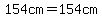 154cm=154cm