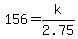 156=k%2F2.75
