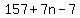 157%2B7n-7