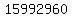 15992960