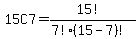 15C7=%2815%21%29%2F%287%21%2815-7%29%21%29