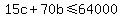 15c%2B70b%3C=64000