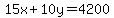 15x%2B10y=4200