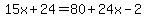 15x%2B24=80%2B24x-2