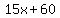 15x%2B60