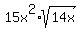 15x%5E2%2Asqrt%2814x%29
