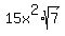 15x%5E2%2Asqrt%287%29
