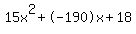 15x%5E2%2B-190x%2B18