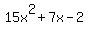 15x%5E2%2B7x-2