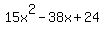 15x%5E2+-+38x+%2B+24