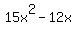 15x%5E2-12x