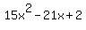 15x%5E2-21x%2B2