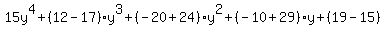 15y%5E4%2B%2812-17%29y%5E3%2B%28-20%2B24%29y%5E2%2B%28-10%2B29%29y%2B%2819-15%29
