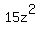 15z%5E2