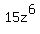 15z%5E6