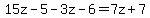 15z-5-3z-6=7z%2B7