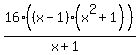 16%28%28x-1%29%28x%5E2%2B1%29%29%2F%28x%2B1%29