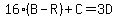 16%28B-R%29%2BC=3D