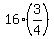 16%2A%283%2F4%29