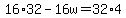 16%2A32-16w=32%2A4