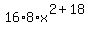 16%2A8%2Ax%5E%282%2B18%29