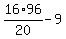 16%2A96%2F20-9