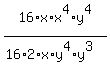16%2Ax%2Ax%5E4%2Ay%5E4%2F%2816%2A2%2Ax%2Ay%5E4%2Ay%5E3%29