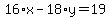 16%2Ax-18%2Ay=19