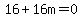 16%2B16m=0