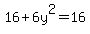 16%2B6y%5E2=16