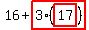 16%2Bhighlight_red%28+3%2A%28highlight_red%28+17+%29%29+%29